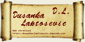 Dušanka Laptošević vizit kartica